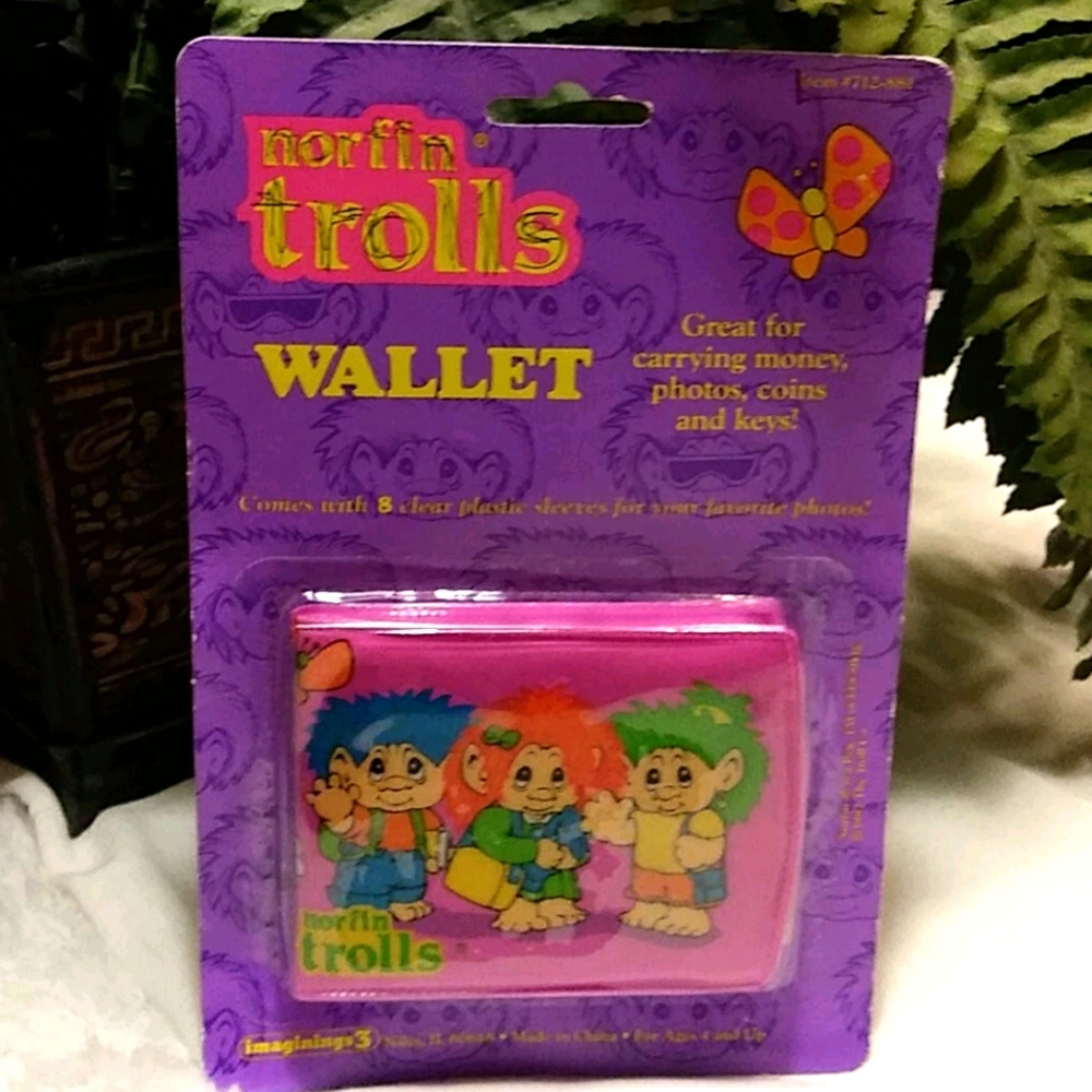 Norfin Trolls Vintage Wallet NWT